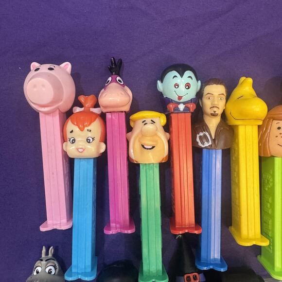 Vintage PEZ Dispenser Lot Cartoon Characters TMNT Barbie Minion Garfield Hallowe - Picture 2 of 12